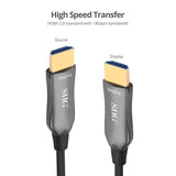 4K HDMI AOC Cable - 60m(196ft) - 4K 60Hz- 18Gbps - Active Optical Cable
