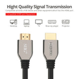 8K Ultra High Speed HDMI Cable - 10ft (3M) - 48Gbps - 8K 60Hz/4K 120Hz - HDR10+ - eARC - Dynamic HDR - HDCP 2.3- Ultra HD 8K HDMI Cable - Zinc alloy