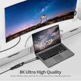 HDMI to DisplayPort 1.4 8K 30Hz Converter Adapter