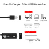 HDMI to DisplayPort 1.4 8K 30Hz Converter Adapter
