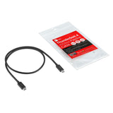 Thunderbolt 4 Cable 2.3ft(0.7M) - 8K@60Hz - 40Gbps Data Transfer - 240W Charging - Thunderbolt 4 USB C to USB C Cable - Intel Thunderbolt Certified