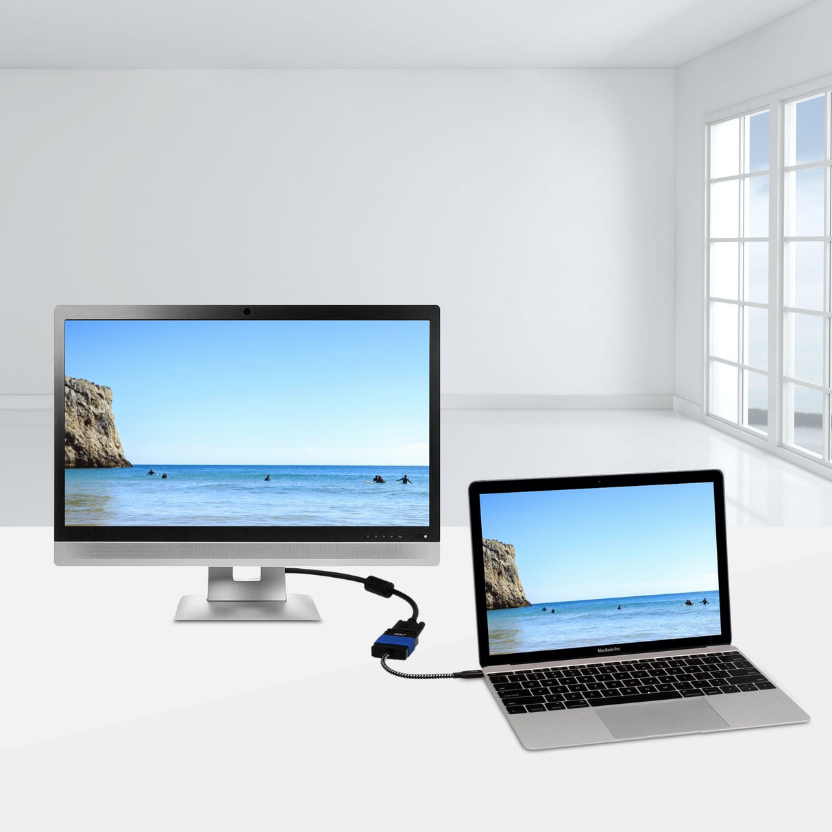 USB Type-C to VGA Video Cable Adapter