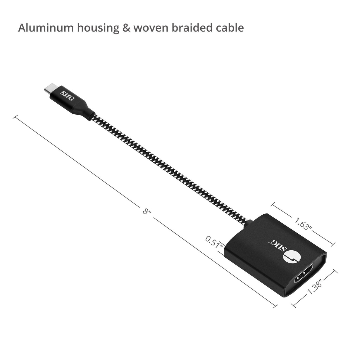 USB Type-C to HDMI Video Cable Adapter with PD Charging