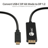 USB-C to DisplayPort Active Cable - 2M, 4K60Hz, HDR