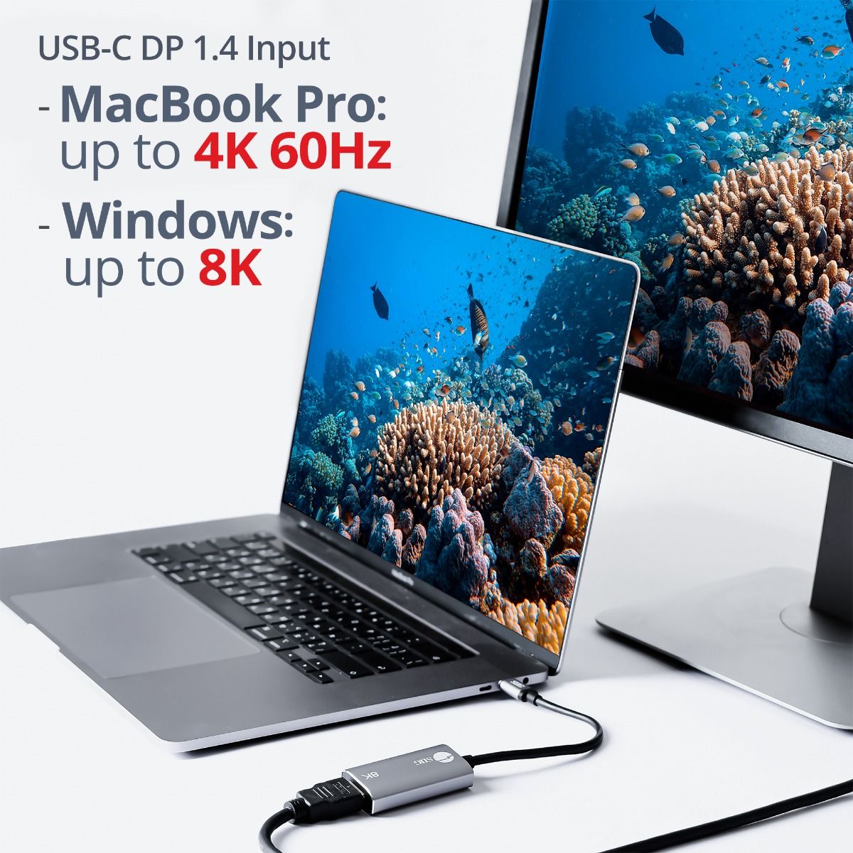 USB-C to HDMI Adapter - 8K