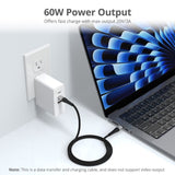 USB-C to USB-C 60W Charging and Sync Cable - 6ft