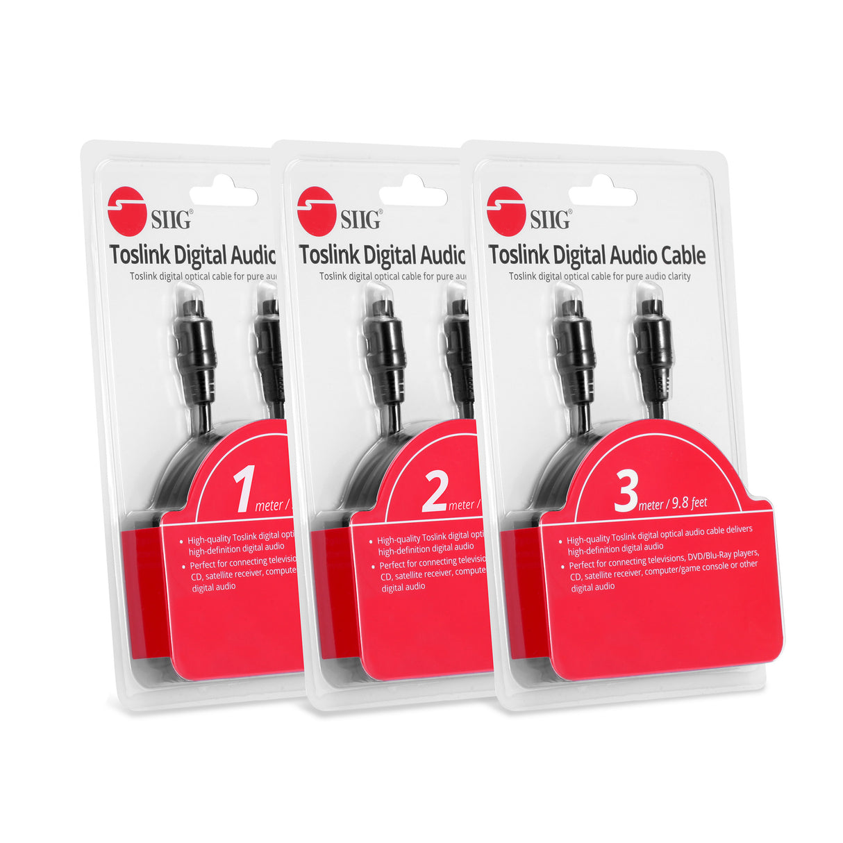 Toslink Digital Audio Cable - 1M