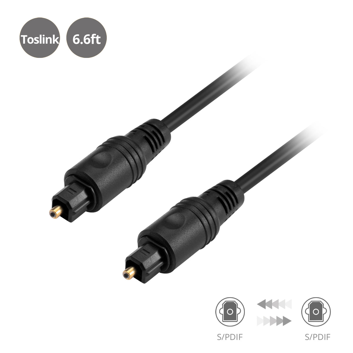 Toslink Digital Audio Cable - 2M