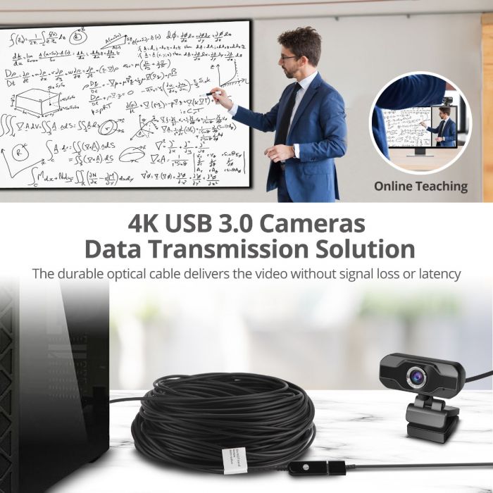 USB 3.0 AOC Male to Female Active Cable - 50M