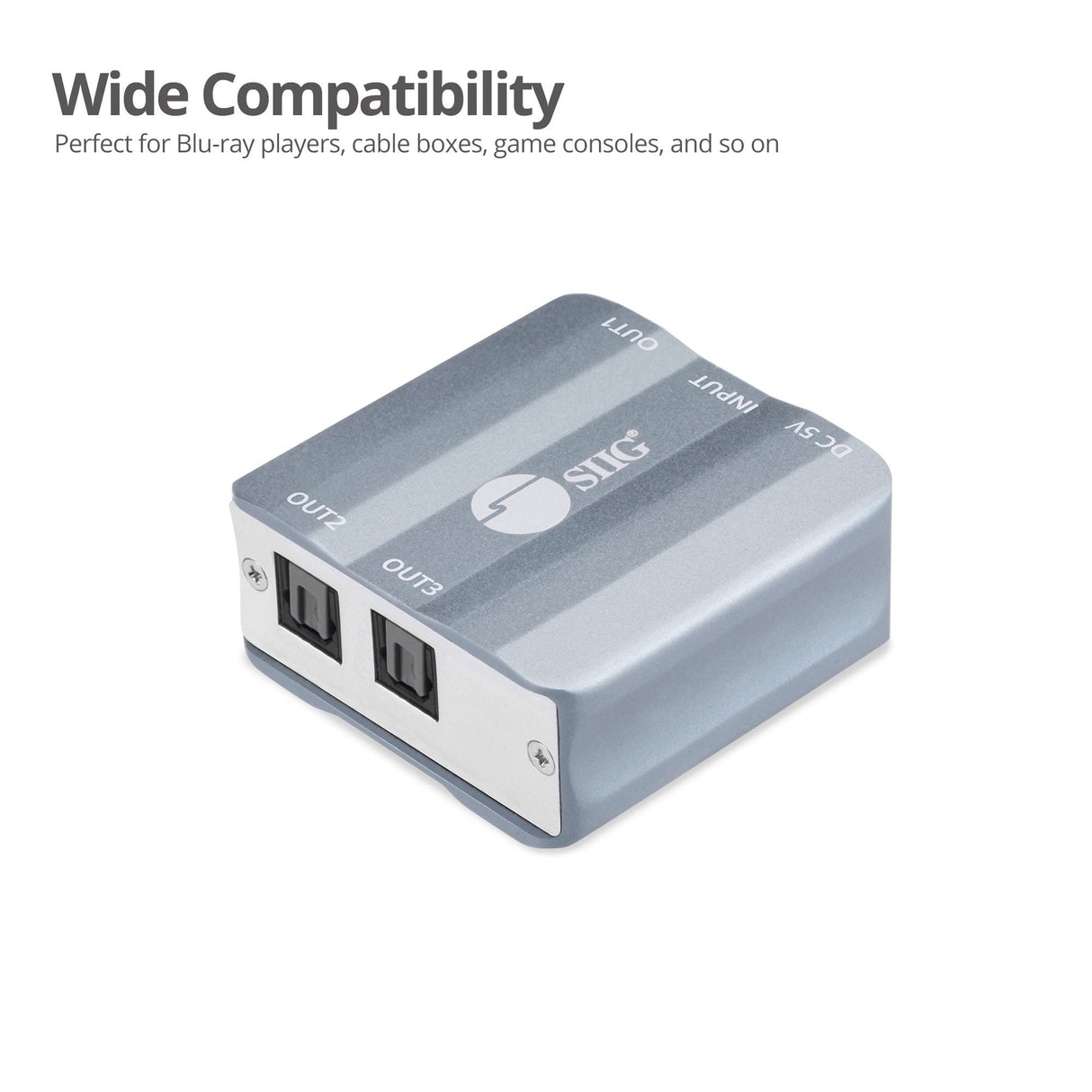 1x3 S/PDIF Toslink Splitter
