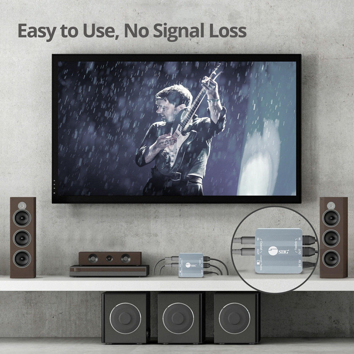 Toslink/Coaxial Bi-directional Audio Converter