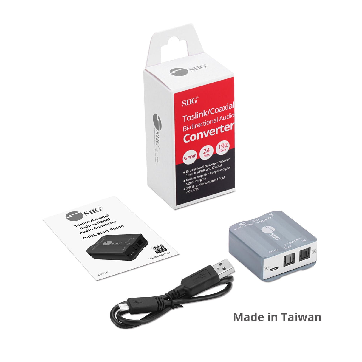 Toslink/Coaxial Bi-directional Audio Converter