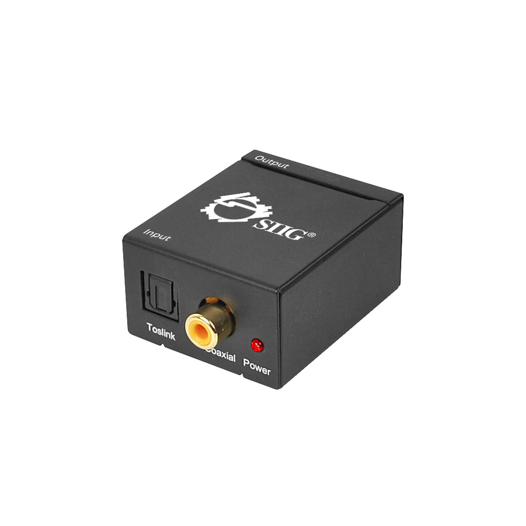 Digital to Analog Converter, Toslink / Coaxial In, RCA Out, Metal