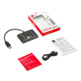 4K 1x3 DisplayPort 1.2 to HDMI MST Hub Splitter