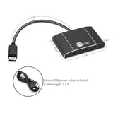 4K 1x3 DisplayPort 1.2 to DisplayPort MST Hub Splitter