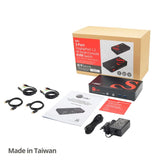 2-Port DisplayPort 1.2 Smart Console KVM Switch with USB 3.0 and Multi-Media Ports - 4K@60Hz