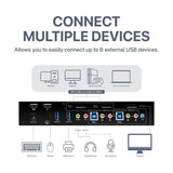 2-Port DisplayPort 1.2 Smart Console KVM Switch with USB 3.0 and Multi-Media Ports - 4K@60Hz