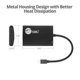 4K 1x2 Mini DisplayPort 1.2 to DisplayPort MST Splitter