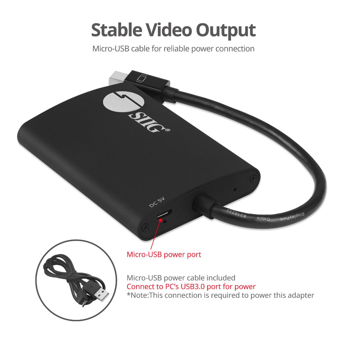 4K 1x2 Mini DisplayPort 1.2 to HDMI MST Splitter