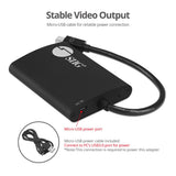 4K 1x2 Mini DisplayPort 1.2 to HDMI MST Splitter