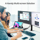 4K 1x2 Mini DisplayPort 1.2 to HDMI MST Splitter