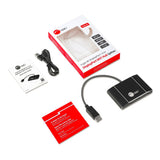 8K 1x3 DisplayPort 1.4 to DisplayPort MST Hub Splitter