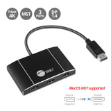 8K 1x3 DisplayPort 1.4 to HDMI MST Hub Splitter