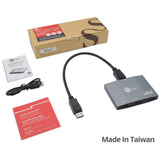 1x3 DisplayPort 1.4 to DisplayPort MST Splitter