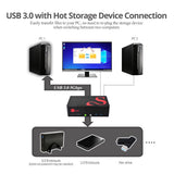 2-Port DVI Dual-Link Smart Console KVM Switch with USB 3.0 and Multimedia Ports