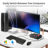 2-Port DVI Dual-Link Smart Console KVM Switch with USB 3.0 and Multimedia Ports