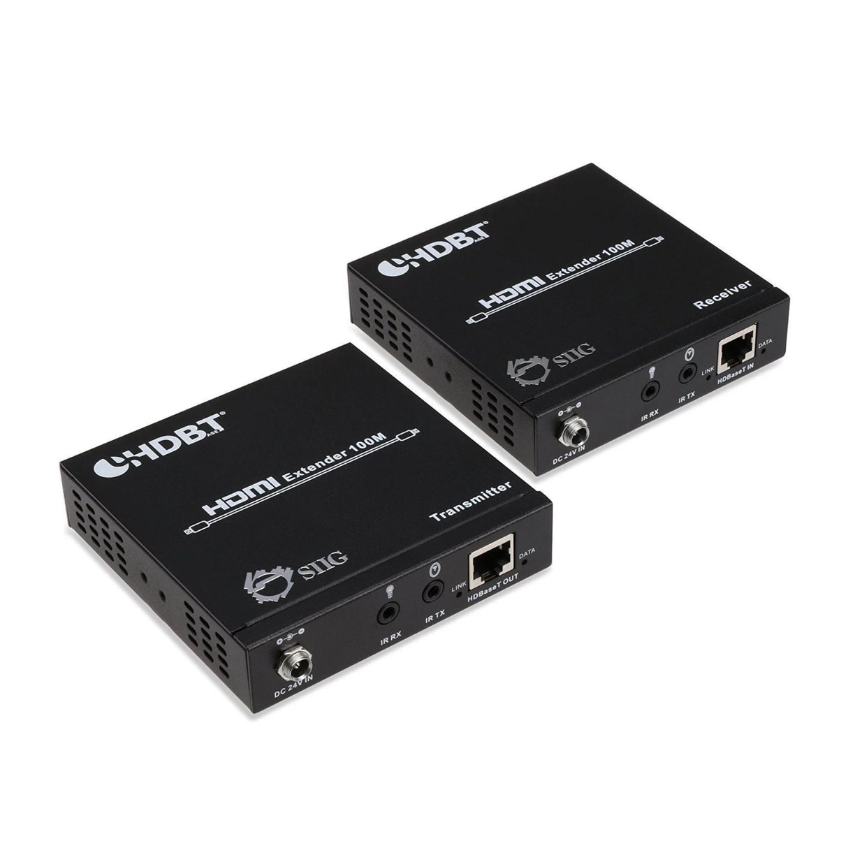 HDMI HDBaseT Extender with IR/RS-232 Control and PoC - 100m, 3D, Power over Cable, 4Kx2K