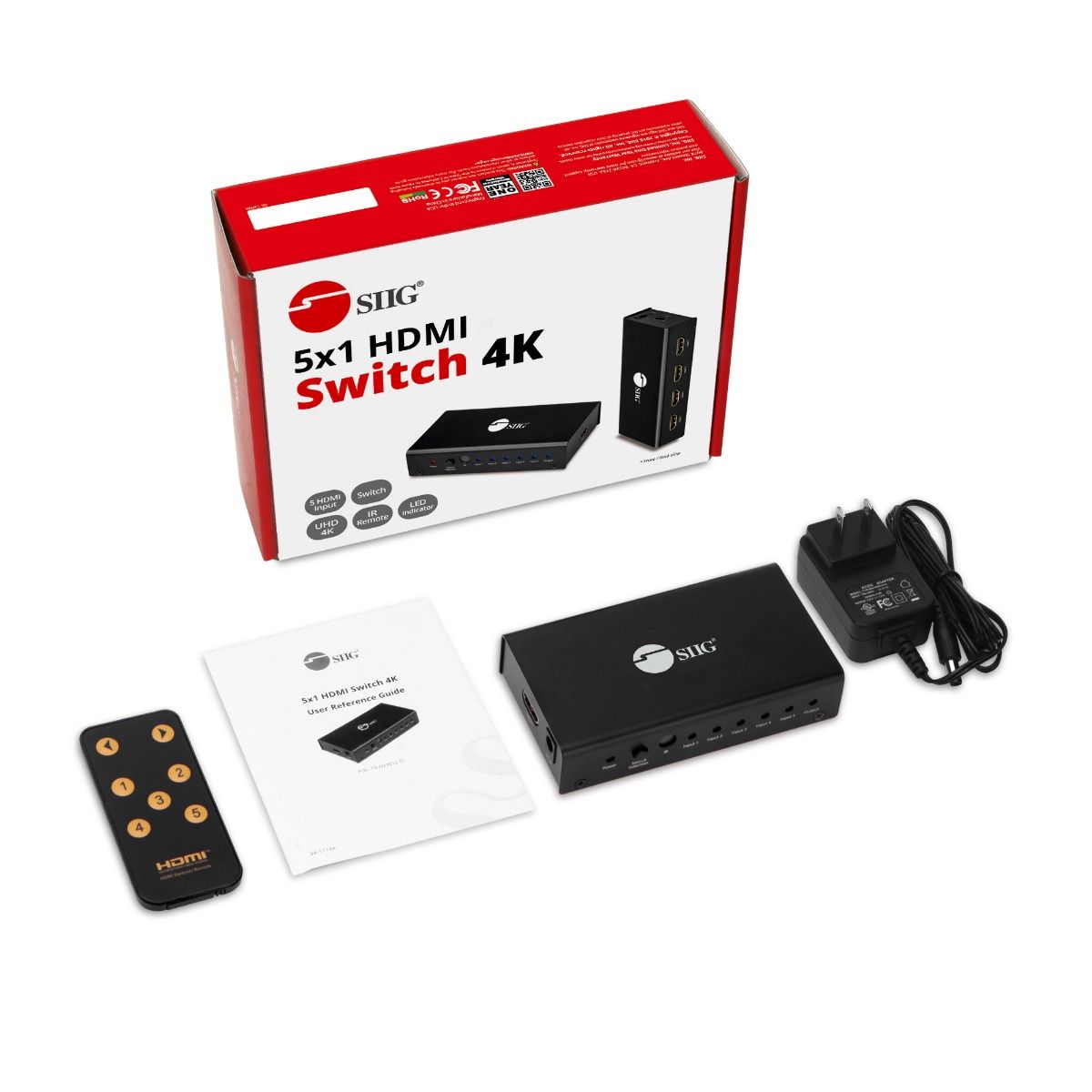 5x1 HDMI Switch 4K