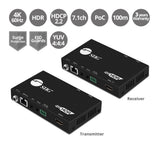4K HDR HDMI HDBaseT Extender Over Single Cat5e/6 with RS-232 & IR - 100m