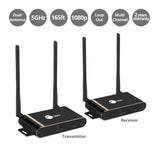 Dual Antenna Wireless Multi-Channel Expandable HDMI Extender with Loop-out Kit