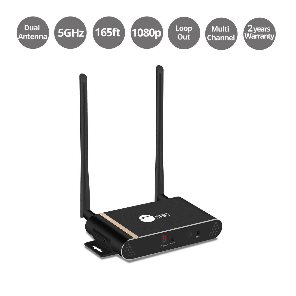 Dual Antenna Wireless Multi-Channel Expandable HDMI Extender - Transmitter