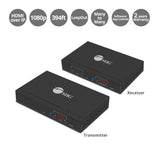 Full HD HDMI Over IP Extender Kit, Many to Many, RS-232 Serial and IR Control, 1080p 60Hz, 120m