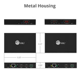 Full HD HDMI Over IP Extender Kit, Many to Many, RS-232 Serial and IR Control, 1080p 60Hz, 120m