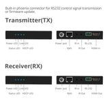 4K HDMI HDBaseT Extender Over Single Cat5e/6 with RS-232, IR & PoC - 100m