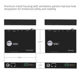 4K HDMI HDBaseT Extender Over Single Cat5e/6 with RS-232, IR & PoC - 100m