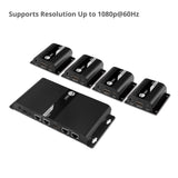 4-Port HDMI Splitter over Cat6 Extender with IR - 40m