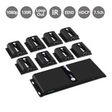 8-Port HDMI Splitter Over Cat6 Extender with IR - 40M