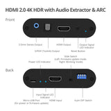 HDMI 4K HDR with Audio Extractor & ARC