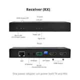 HDMI 4K HDR 1x4 Splitter HDBaseT Extender with Auto-scaling