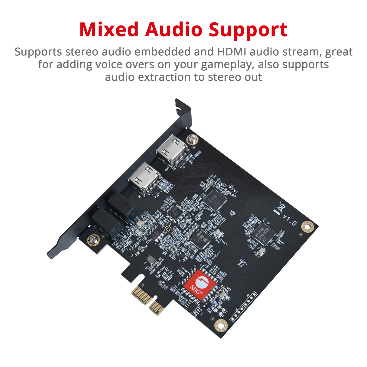 Live Game HDMI Capture PCIe Card