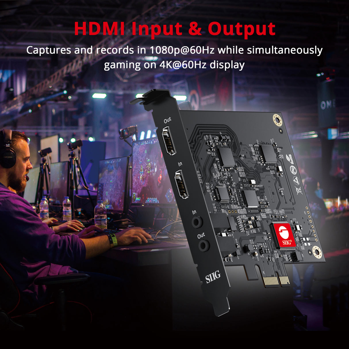 Live Game HDMI Capture PCIe Card