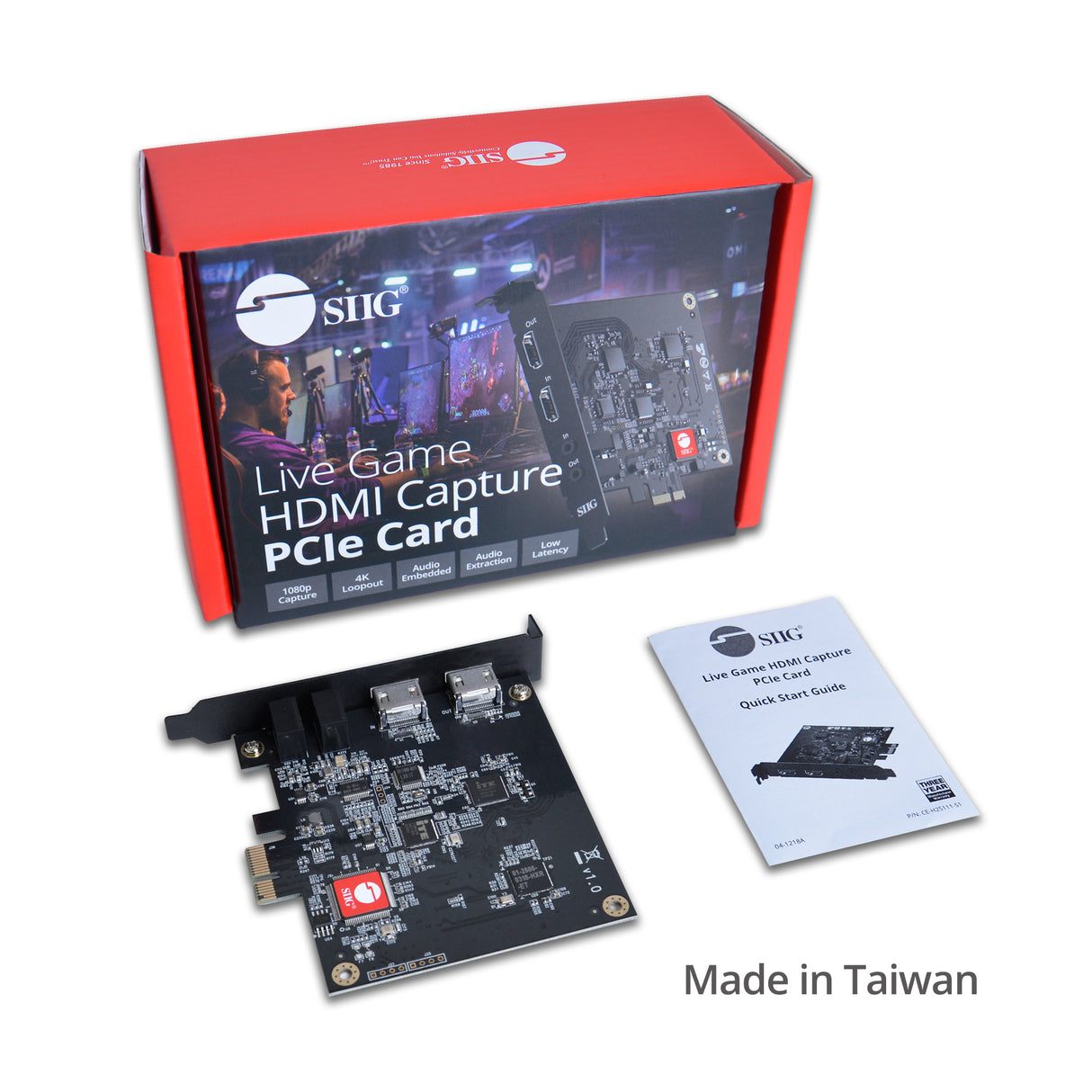 Live Game HDMI Capture PCIe Card