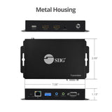 HDMI Over IP Extender with Video Wall, Many to Many, 4K30Hz, Serial & IR control, 120m - Encoder (TX) for CE-H25311-S1