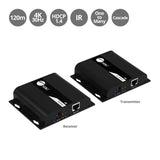 HDMI 4K30Hz HDbitT over IP Extender - 120m - Encode and Decode for One to One / One to Many / Many to Many - IR Control - Reset key