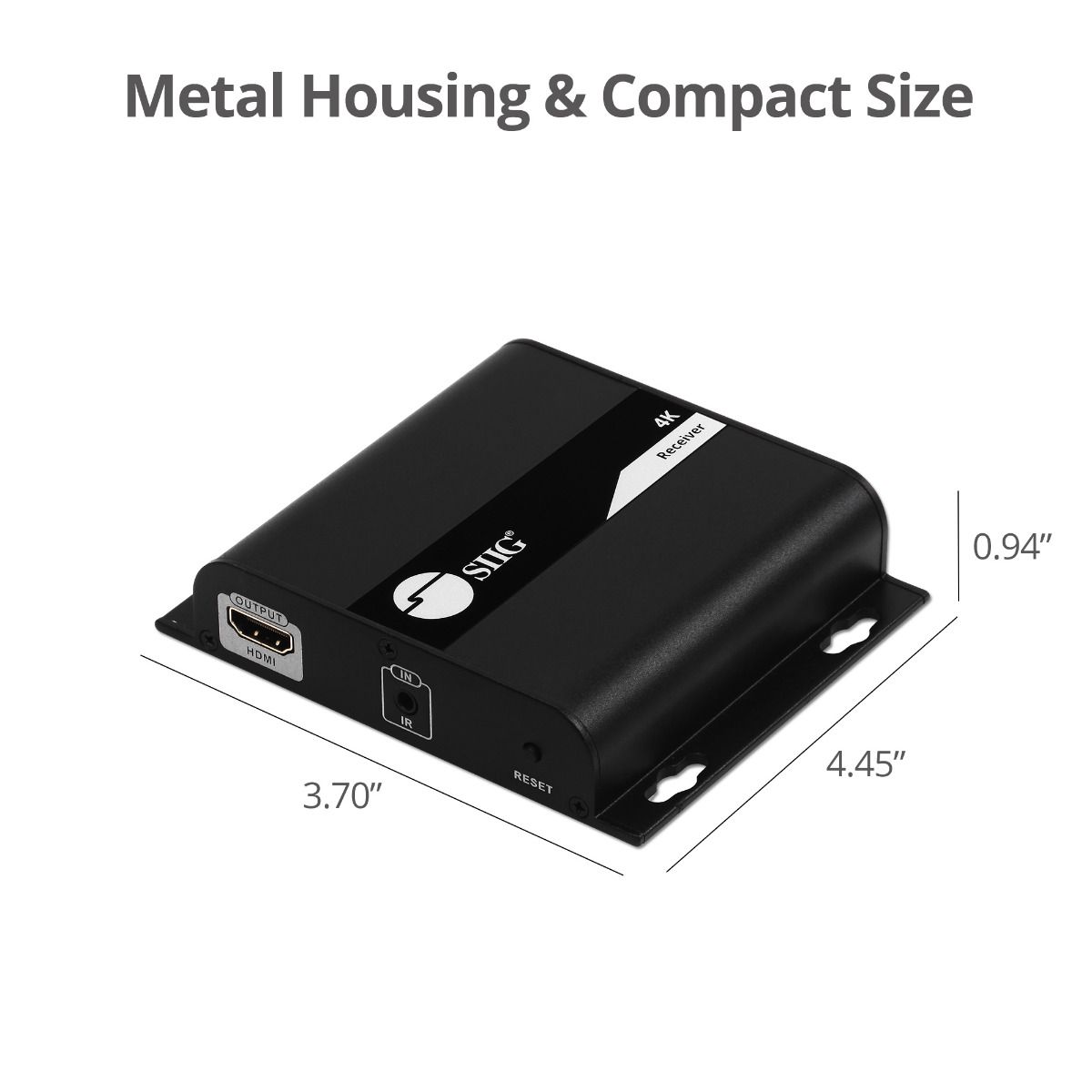 HDMI 4K30Hz HDbitT over IP Extender - Receiver