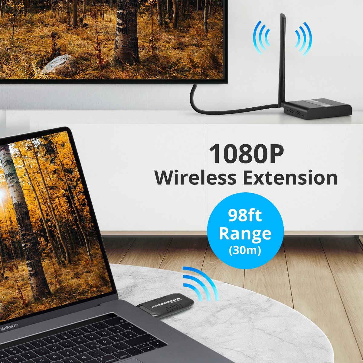 Type-C Wireless Extender Kit - 30M